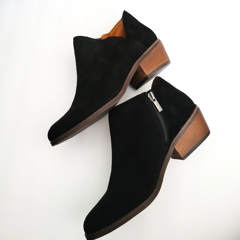 Lucky brand lp-fenley black booties